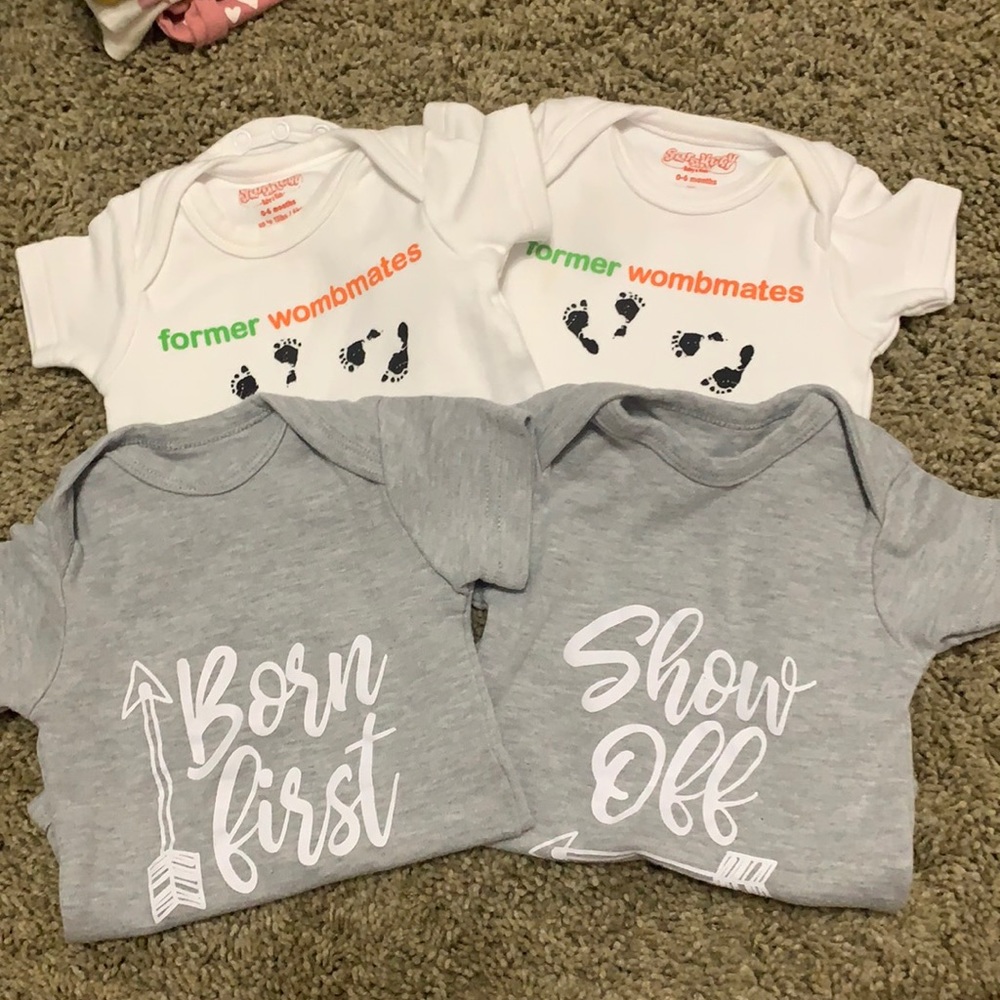 Twin onesies